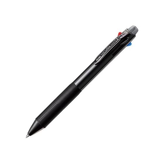 Pentel Vicuna 3-Color Ballpoint Pen & Mechanical Pencil, Black, 0.5mm