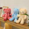 30cm Colourful Bow Bear Plush Toys Stuffed Teddy Bear Soft Colors Animals Doll Wedding Birthday Christmas Gifts Festival Deco