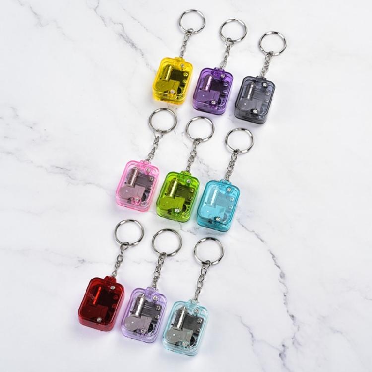Stylish Music Box Keychain Accessory Portable Music Box Keychain Pendant Charm With Clear Sound Ideal For Daily Use