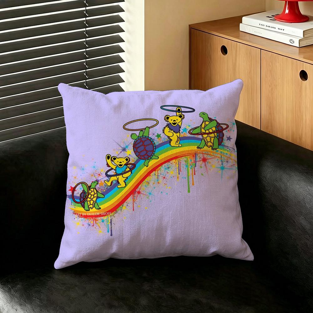Band GGratefulDDead Cushion Cover Creative  pillowcases for interior decoration office living room home Car hot