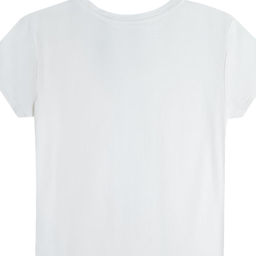 Polo Ralph Lauren Bear Graphic Print Crew Neck Short Sleeve T-Shirt Women Tops White 211769524-001