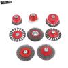 75/100mm M14 Steel Wire Cup Brush Powerful Paint Removal Rotary Tool Twisted Steel Wire Wheel Abrasive For Angle Grinder Debu