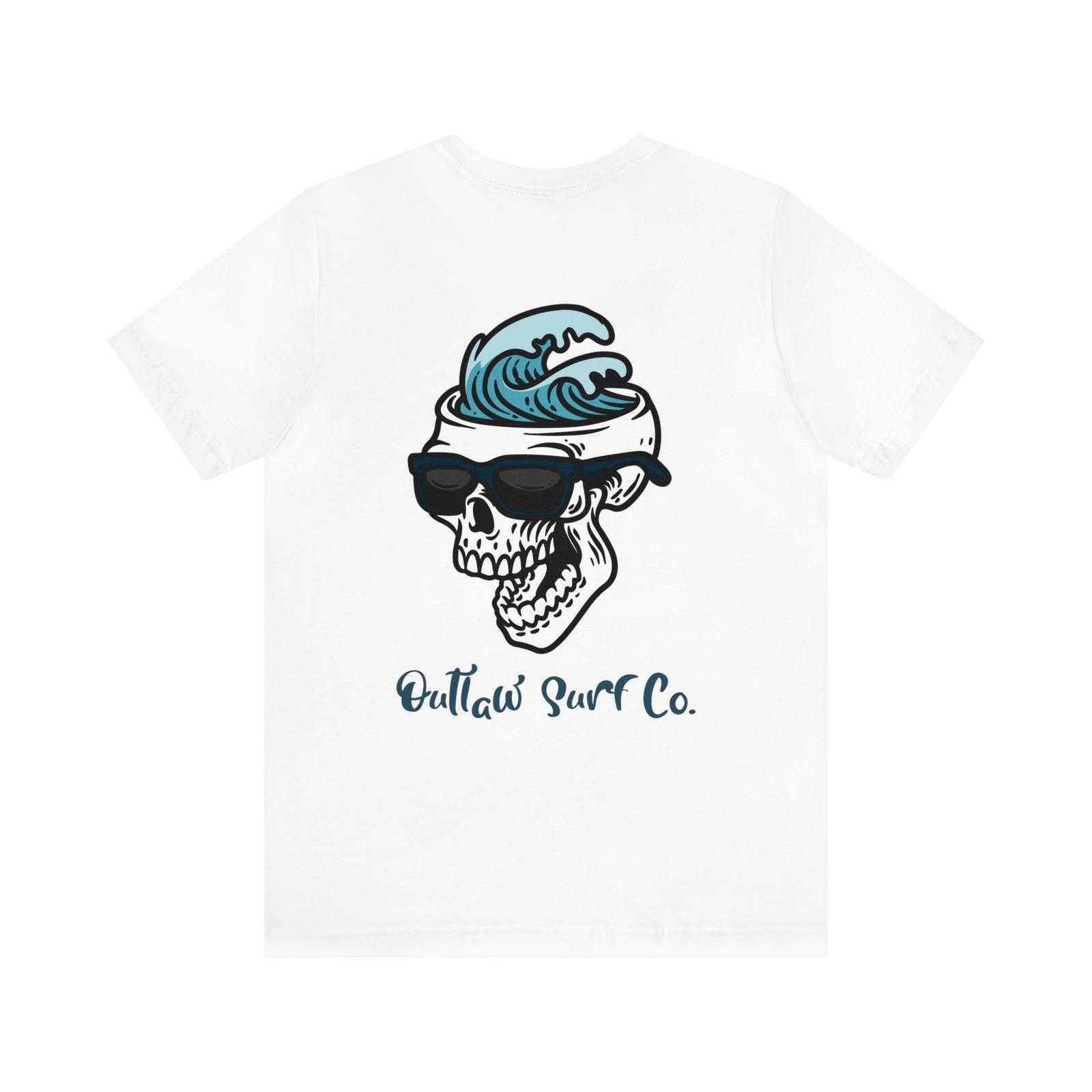 Outlaw Surf Skeleton Scream T-Shirt S разноцветный