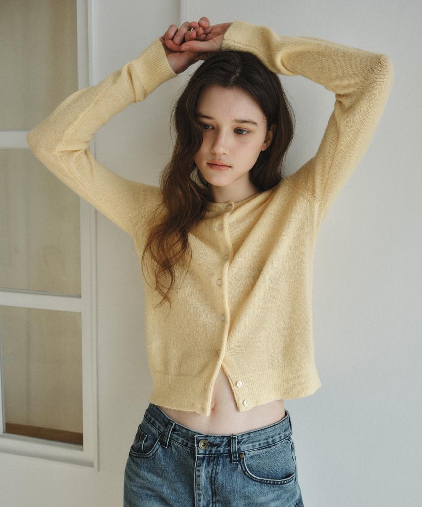 Wednesdayoasisforwomen Momo Hairy Round Cardigan_3 Colors(Wc26Kn40)