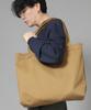 Saintcrew Button-Open Oversized Shoulder Bag Bob-117 Camel