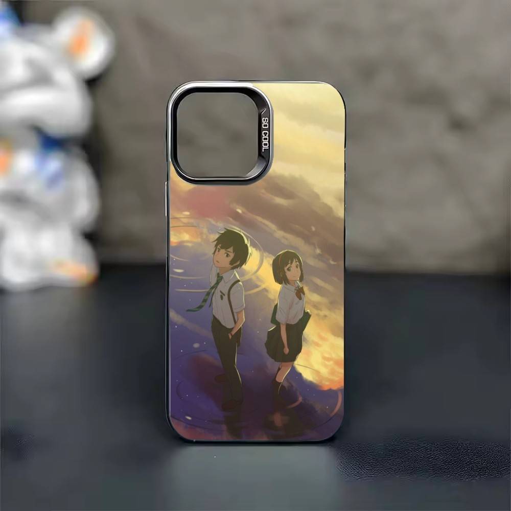 

classicsAnime Y-Your Name Phone Case For iPhone 17,16,15,14,13,12,11,Pro Max,Plus Candy Silver Cover iPhone13