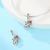 Copper Heart Lung Rose Pendant Charms Jewellery Fit Original Bracelet Necklace For Women Diy Gift