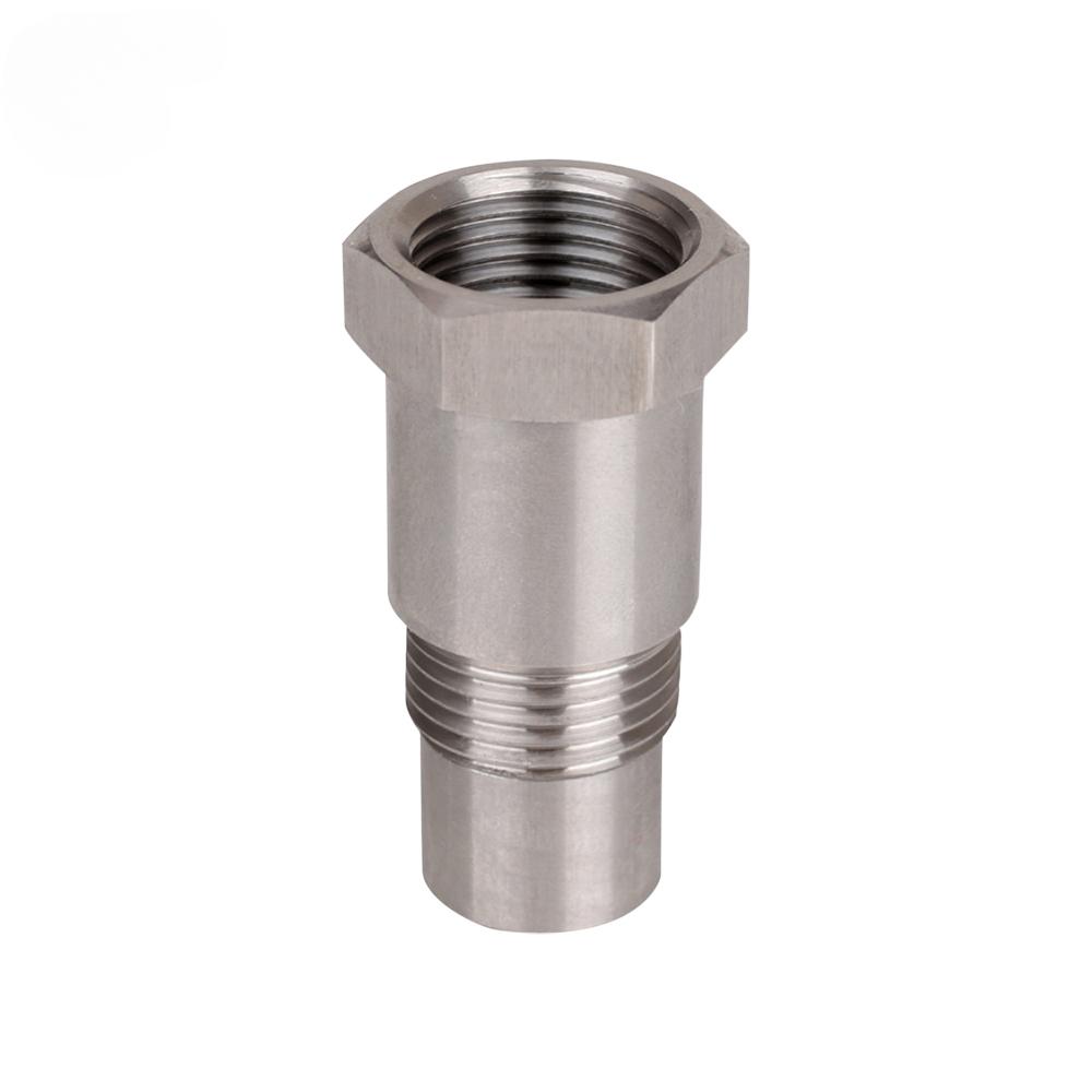 Automotive sensor filter for Oxygen sensor connector Silver adapter extension screw in stock car parts