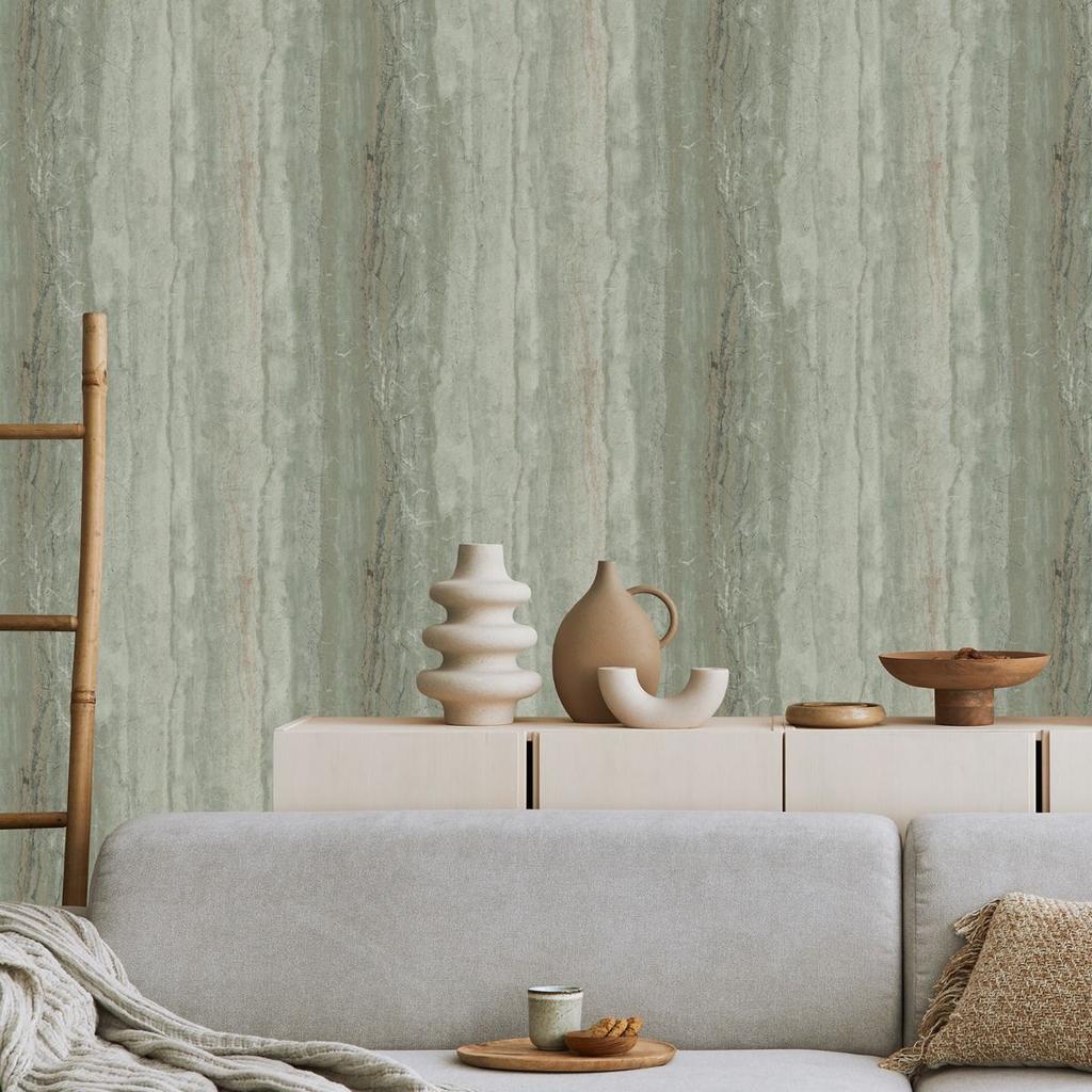 Debona Vertical Marble Textured Wallpaper
