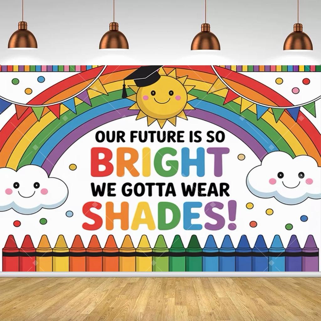 Kindergarten Graduation Photo Fund, Preschool Graduation Celebration Banner for Children, Children's Graduation Photo Decoration.