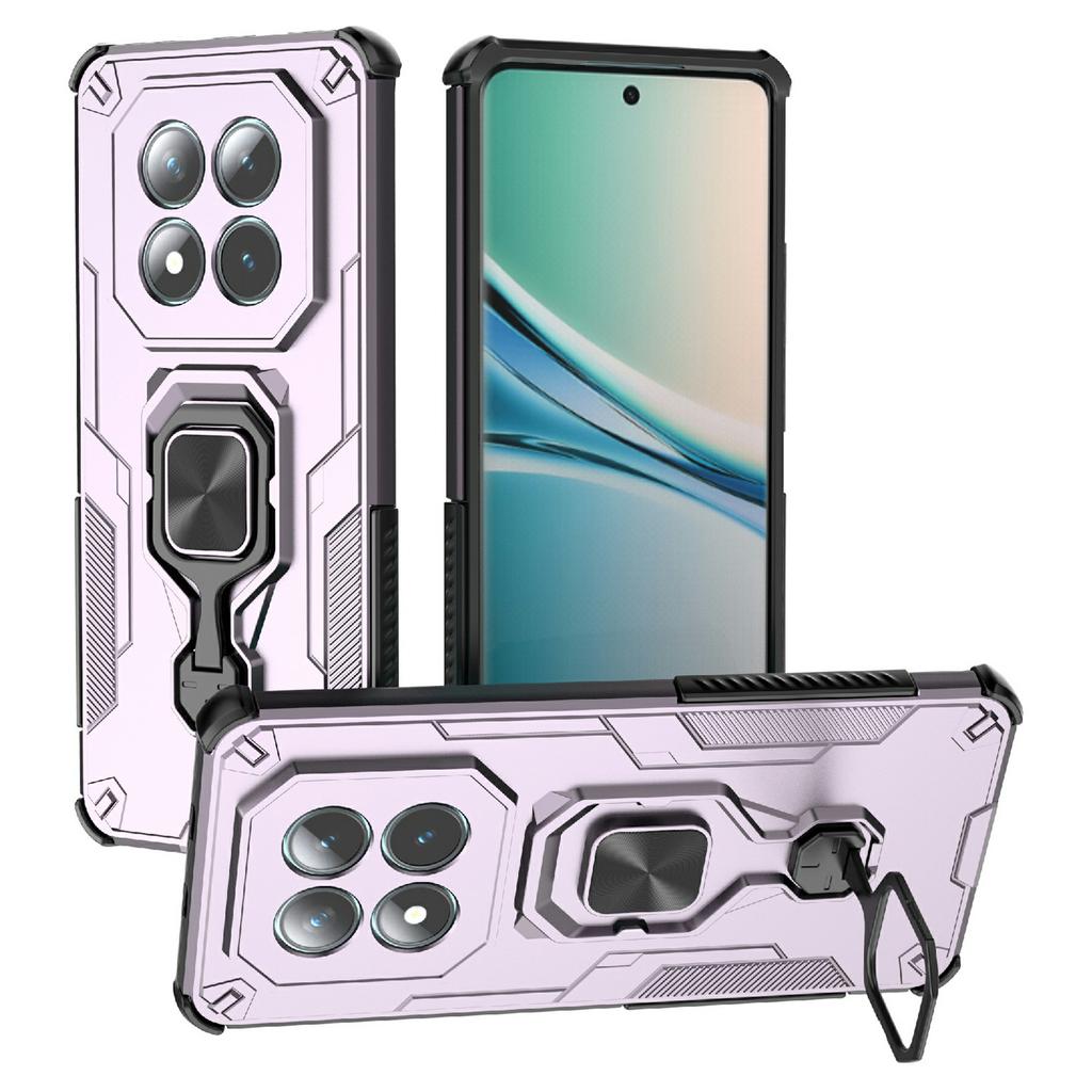 Dla Xiaomi Poco M8 5G/Redmi Note 15 5G (Światowy) Etui Obrotowy Pierścień Podpórka PC + TPU Odporne na Wstrząsy Pokrowiec na Telefon