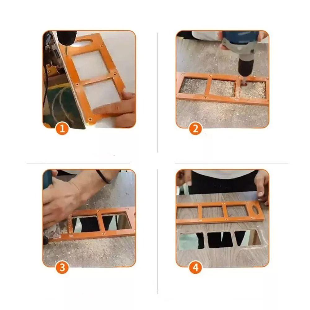 86 Type Switch Socket Bottom Template Precise Socket Bottom Box Opening Mold