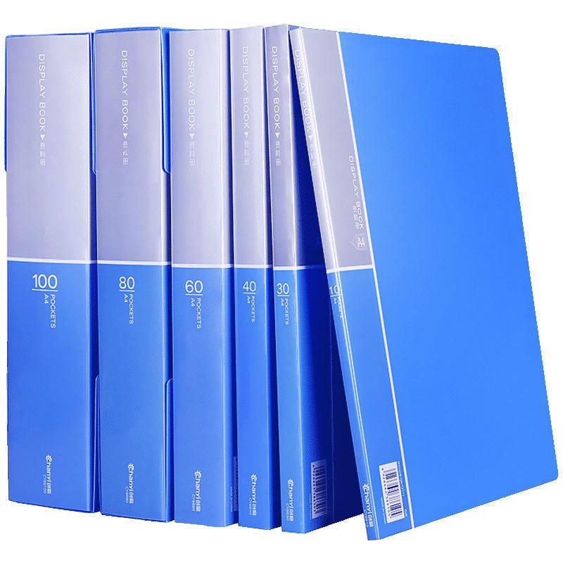 

Chanyi Transparent Inner Page Sheet Music Folder Customizable Info Booklet Solid Color - Blue 10 Pages
