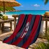 Bologna Crest Design Beach Towel Microfiber Beach Towel, Lightweight and Quick-Dry, for Summer Travel, Swimming Pool Fan Birthday Gift