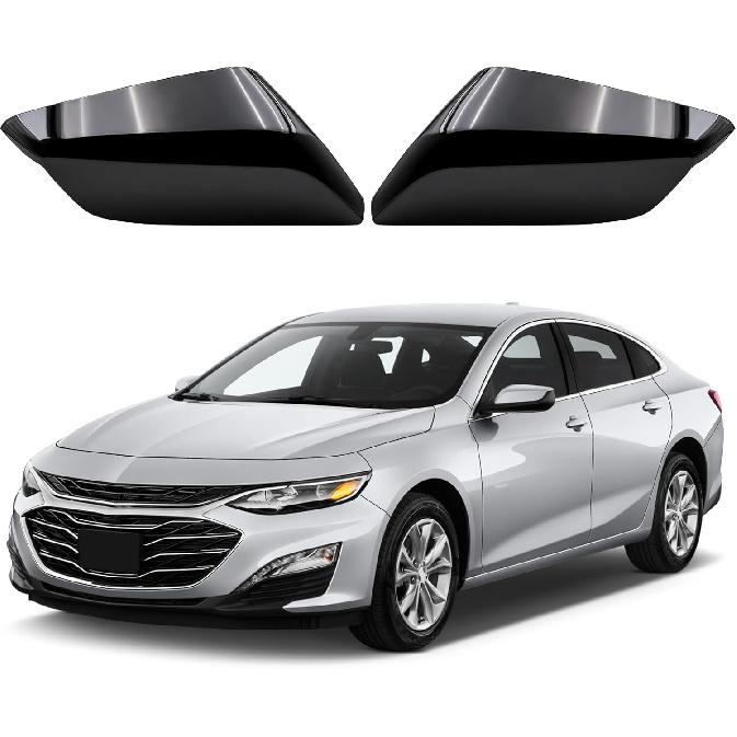 Glänzende schwarze Seitenspiegelkappe Passend für Chevrolet Malibu 2016 2017 2018 2019 2020 2021 2022 2023 Ersetzt 84026842 84026841