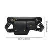 Fanny Pack Phone Bag Wallet Men Women Storage Pouch Waist Bag Waist Pack PU Leather for Workout Hiking Camping Traveling Walking