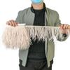 8-10Cm Ostrich Trim Khaki Feather Ribbon Fringe For Sewing High Quality Plumas Crafts Costumes Party Decoration
