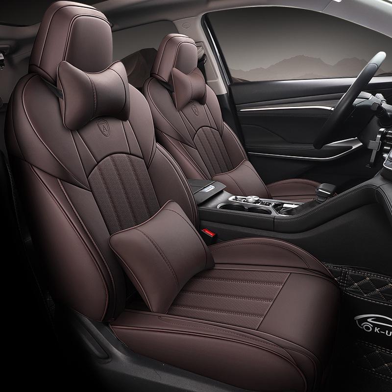 Universal Wear-Resistant Leather Seat Cushion for Cruze - All-Season, Full Surround, 5-Seat Coverage