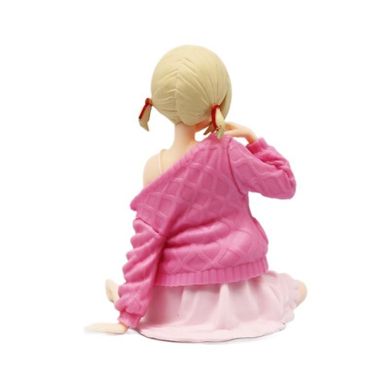 Lycoris Recoil Nishikigi Chisato Pvc Model With Sitting Posture For Anime Enthusiasts