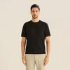 FERRAROMILANO Cotton Round Short Sleeve Knit Black (Am0Gtsr20139)