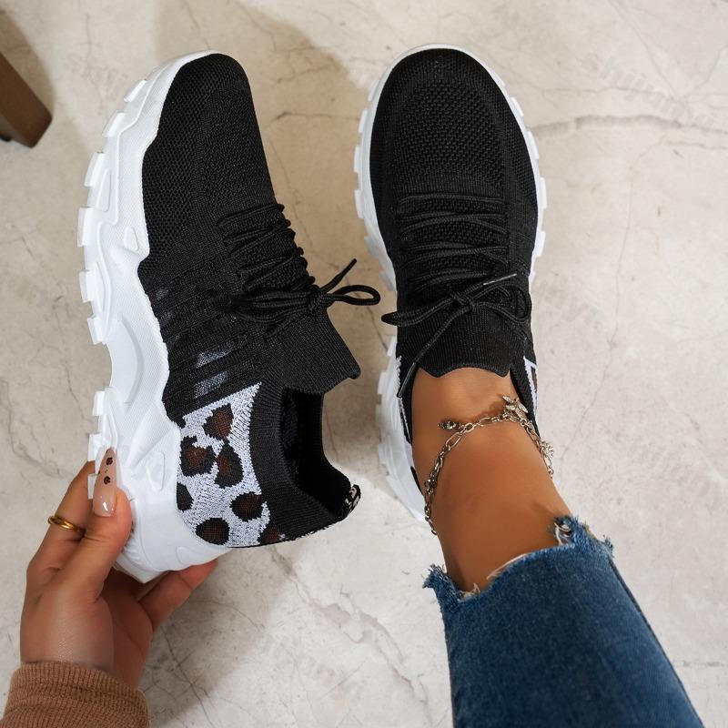 Fashion 2025 New Spring Autumn Breathable Mesh Casual Shoes Lace-up Non Slip Platform Vulcanized Shoes Comfortable Women's Sneakers