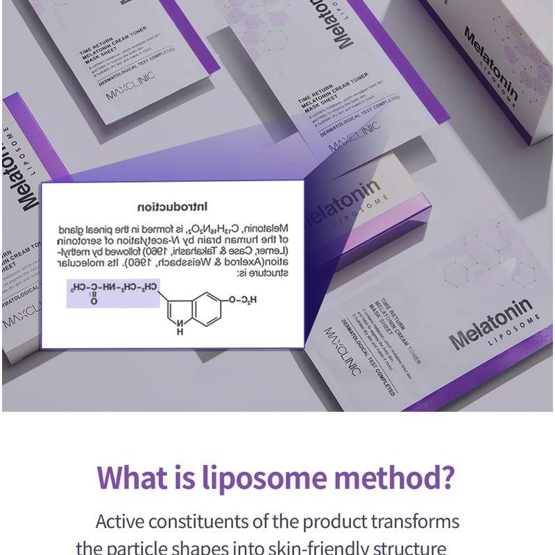 MAXCLINIC - Time Return Melatonin Cream Toner Mask Sheet Set