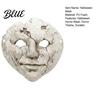 Masque de Fête d'Halloween Effrayant Masque Visage Fissuré Horreur Respirant Léger Mousse Trous pour les Yeux Style Vintage Effrayant avec Sangle Réglable Accessoires,