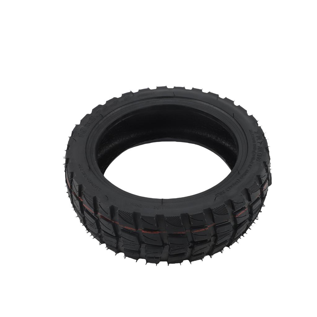 Pneumatico Vuoto 10x2.75-6.5 con Valvola, 10 Pollici, Gomma Antiscivolo, Tubeless, per Scooter Elettrico, Fuoristrada