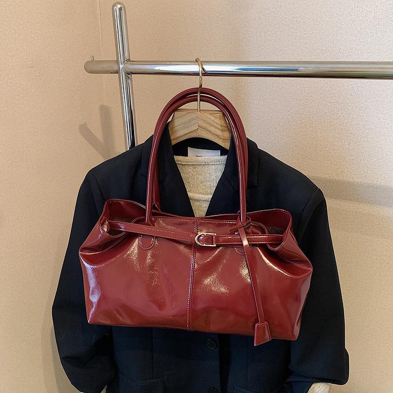 Large-capacity Women's Tote Bag, Stylish, Casual, Simple and Retro Shoulder Bag with A Single Strap