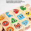 Cartoon Pattern Rotating Matching Building Blocks Children'S Educational Early Puzzle Learning Game