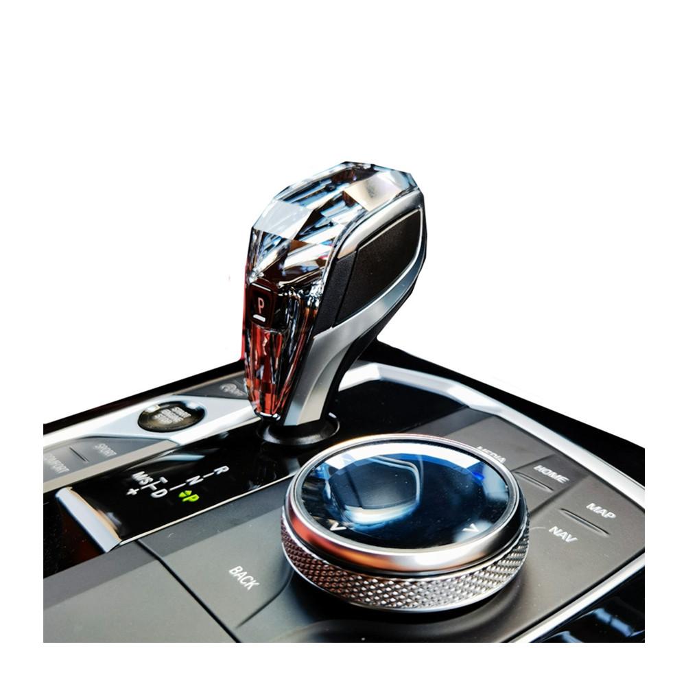 Car Accessories Parts Crystal Shift Knob Kit Drive Multimedia Controller Button Cover for Bmw 8 Series G14 G15 G16 2019-2024