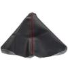 Gear Shifter Panel Protector Premium PU Leather Shifter Knob Boot Cover Dustproof Car Accessory Easy to Clean