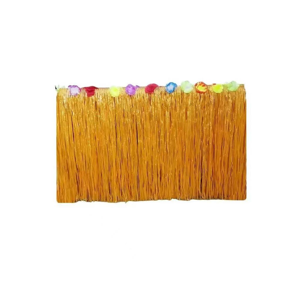 200x75cm Outdoor Beach  Atmosphere Decorative Table Skirt Tassel Table