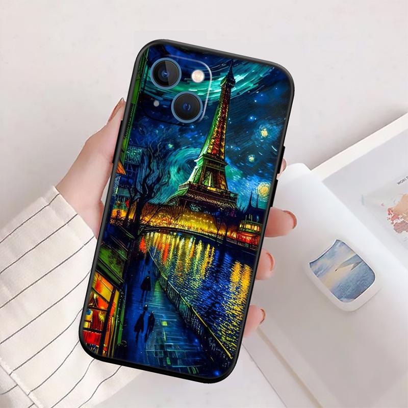 RP54 Paris Eiffel tower New High-End Shell Phone Case for OPPO A3 Pro A72 A74 A76 A77 A77S A78 A79 A94 A95 A18 A40M A58