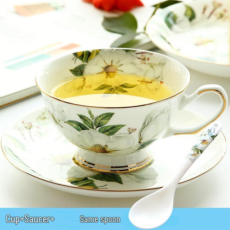 HANDUNYOU European Style Glass Coffee & Tea Cup Set