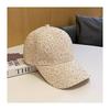 Korean Style Rhinestone Sun Hat: Women's Fashionable Curved Brim Cap for Outdoor Travel 2025