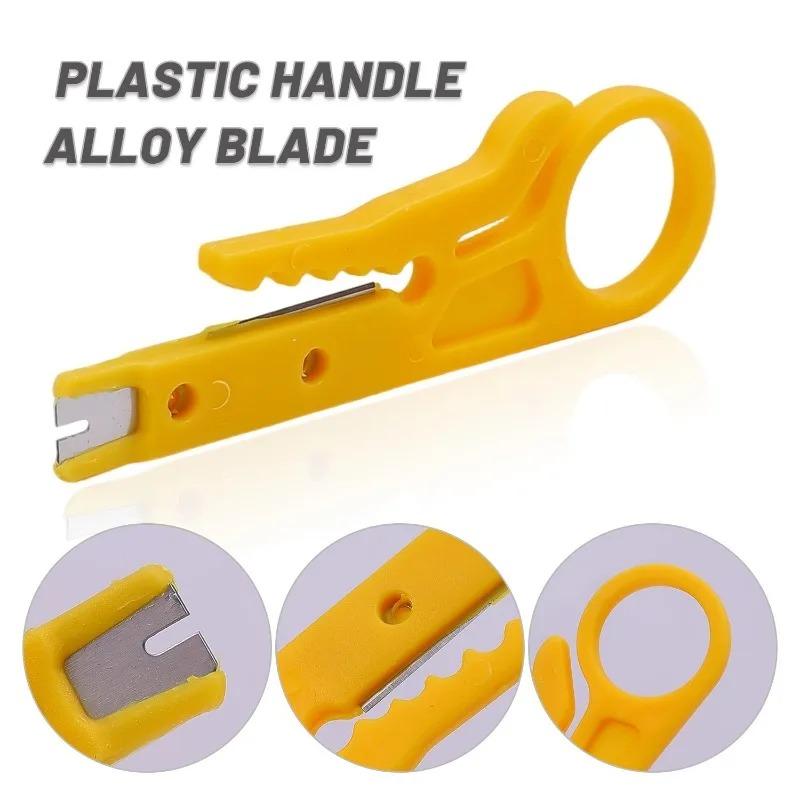 10/1PC Wire Stripper with Secure Finger Loop Cable Stripper Multi-purpose Portable Cutter Tool for Diameter 5-6.2mm Cables Wires