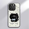 Polka Dot Big Face Cat for Apple 17 Promax Cartoon Female Model for IPhone Mobile Phone Case 16 New Model 15 Hydrogel Shell
