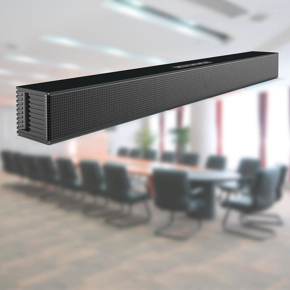 40W High Power Fiber Soundbar Bluetooth Speaker with Remote Control Coaxial Strip Wall Mount TV