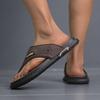 Fashion CYYTL Flip Flops Mens Slippers Summer Casual Shoes Beach Sandals Outdoor Slides Walking Comfort Leather Luxury Designer Fashion