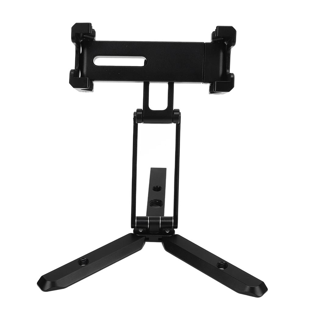 Cell Phone Holder Multifunctional Aluminum Alloy Folding Mobile Phone Holder with Expandable Tripod