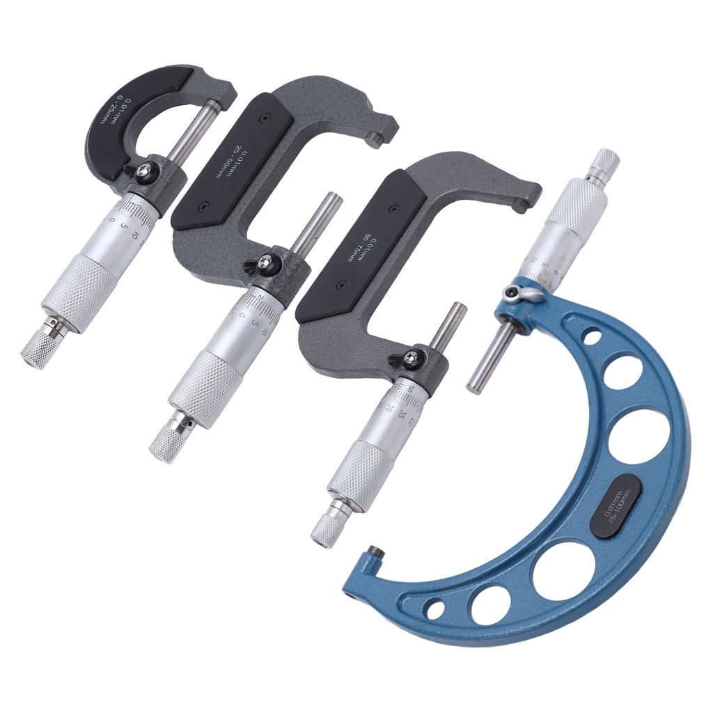 Micrometer Accurate Measurement Alloy Easy To Use Micrometer Measuring Tool Mechanical Structure for Shape Tolerances