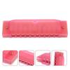 Bright Color 10 Hole Harmonica Translucent Mouth Organ Diatonic Harmonica  Young Learners