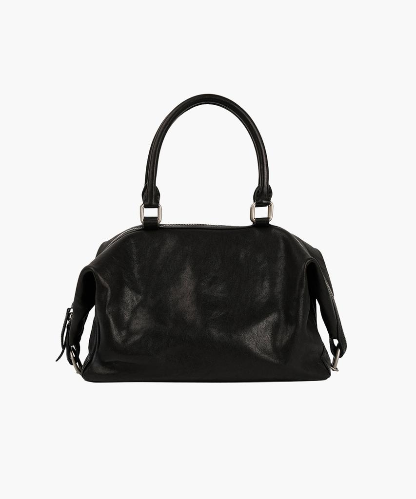 Margesherwood Dumpling Tote_Black Washed Nappa