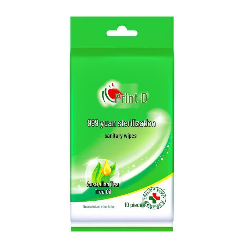 Heart to Heart 10-Count Disinfecting Tea Tree Oil Wet Wipes