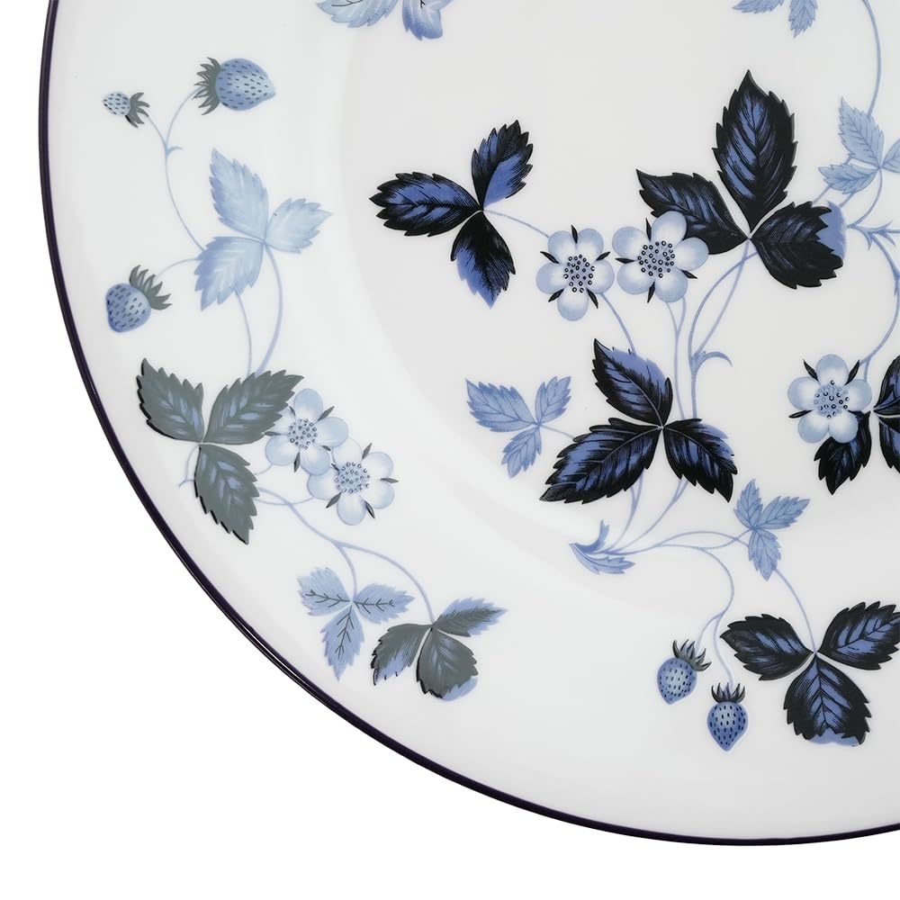Wedgwood Strawberry Ink Blue 20cm Plate, [Used]