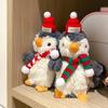 Cute Cartoon Peanut Christmas Penguin Plush Dolls Keychain Backpack Hangings Decoration Gifts