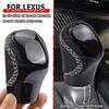 New High Quality Leather Auto Gear Shift Knob For Lexus ES GS-450H GX IS-300 NX-300H RC-300 RX-350 2015-