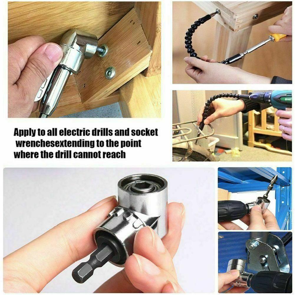 105 Degree Drill Bit 2pcs Adapter Connector Magnetic