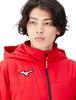 MORELIA Football Wear Padded Warmer Chinese Size S Jacket, Insulated, Water-Repellent, P2MEA501, Red,
